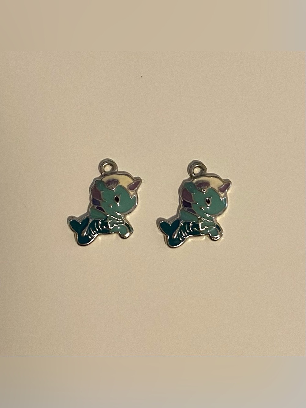 Unicorn mermaid bracelet necklace charm pendants